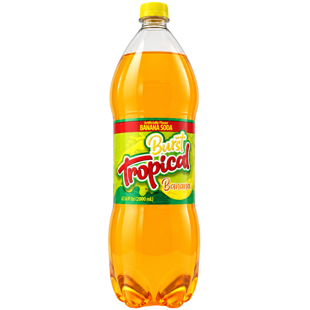 LDK3303 - Burst Tropical Soda Banana 6 X 67.6 Oz (2000 ml)