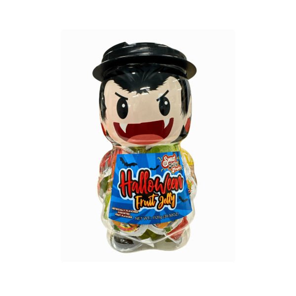 LGM02F - Sweet Jelly Fruits Halloween Fruit Jelly Monsters 32g x 35pcs x 6 Jars