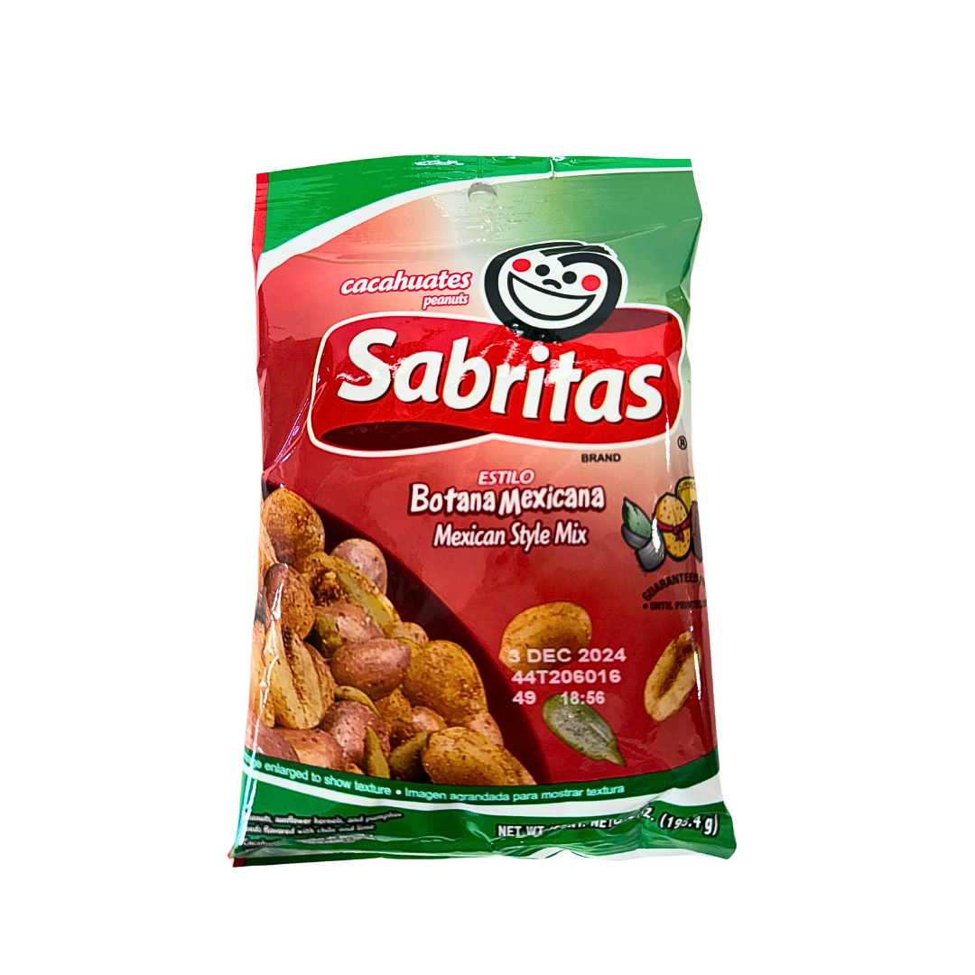 LNT01 - Cacaguates Sabritas Botana Mexicana (Mexican Style Mix) 12 x 7 oz