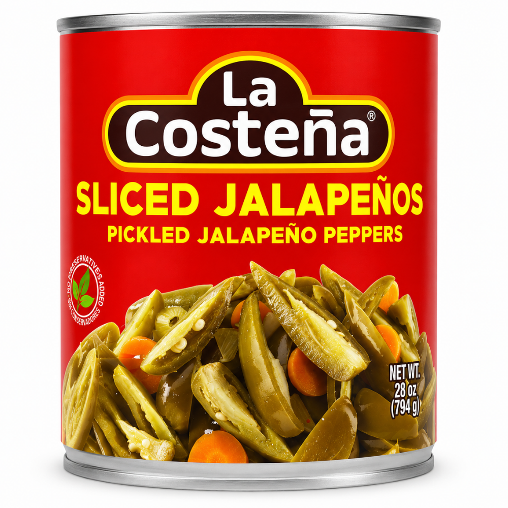 LPK0103 - La Costena Sliced Jalapeno 12 x 28 oz (794g)