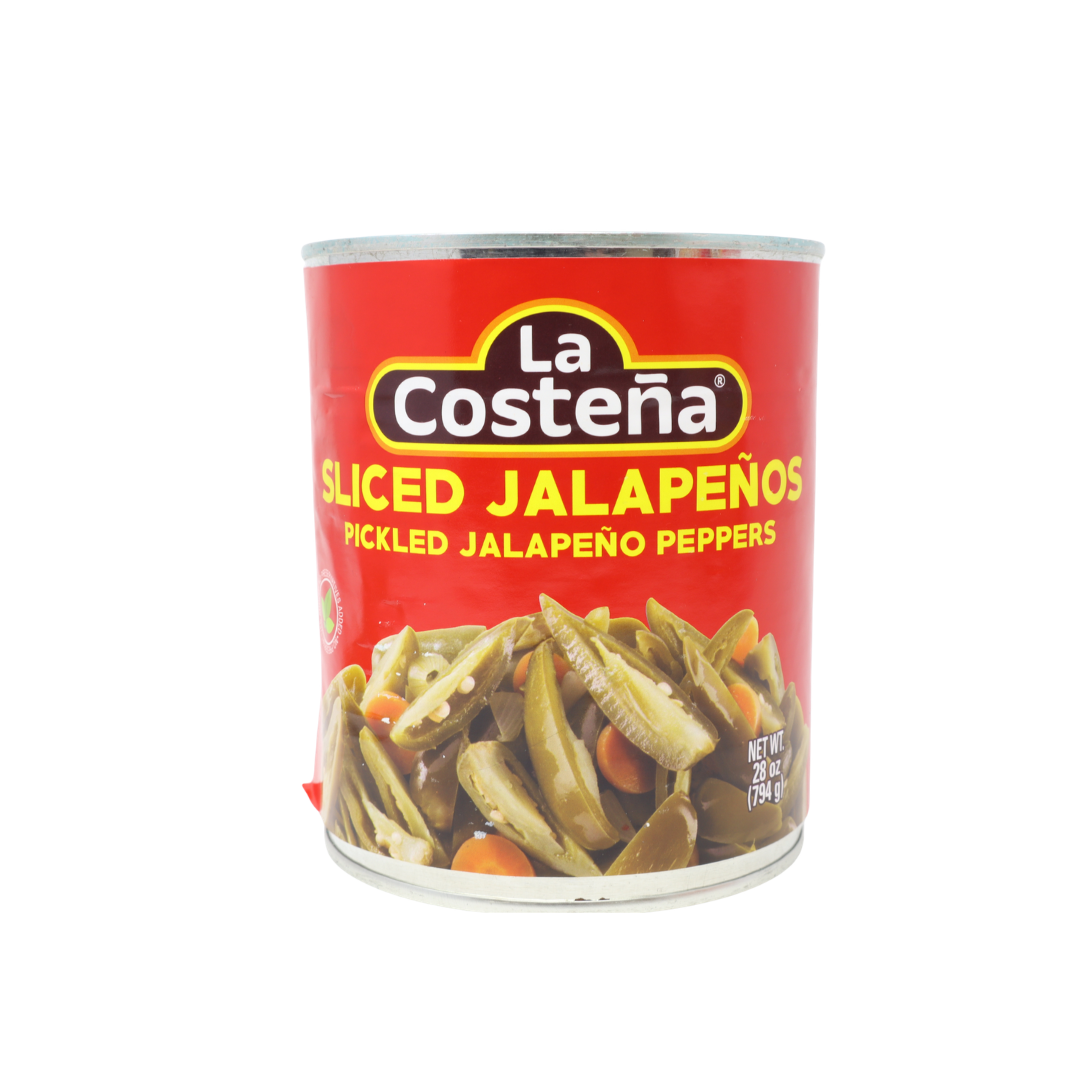 LPK0103 - La Costena Sliced Jalapeno 12 x 28 oz
