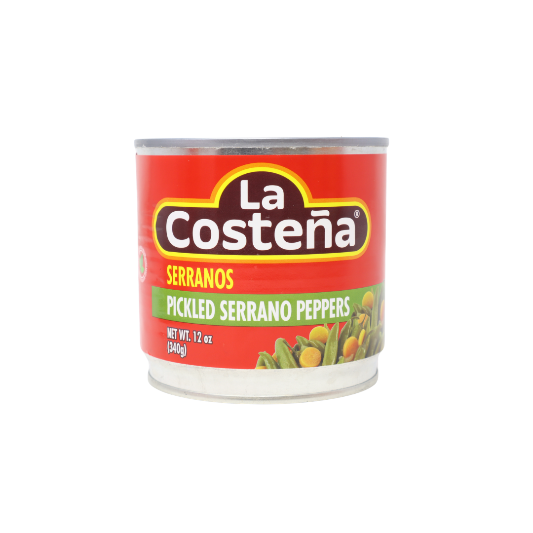 LPK0106 - La Costena Serranos Pepper 12 X 12 oz
