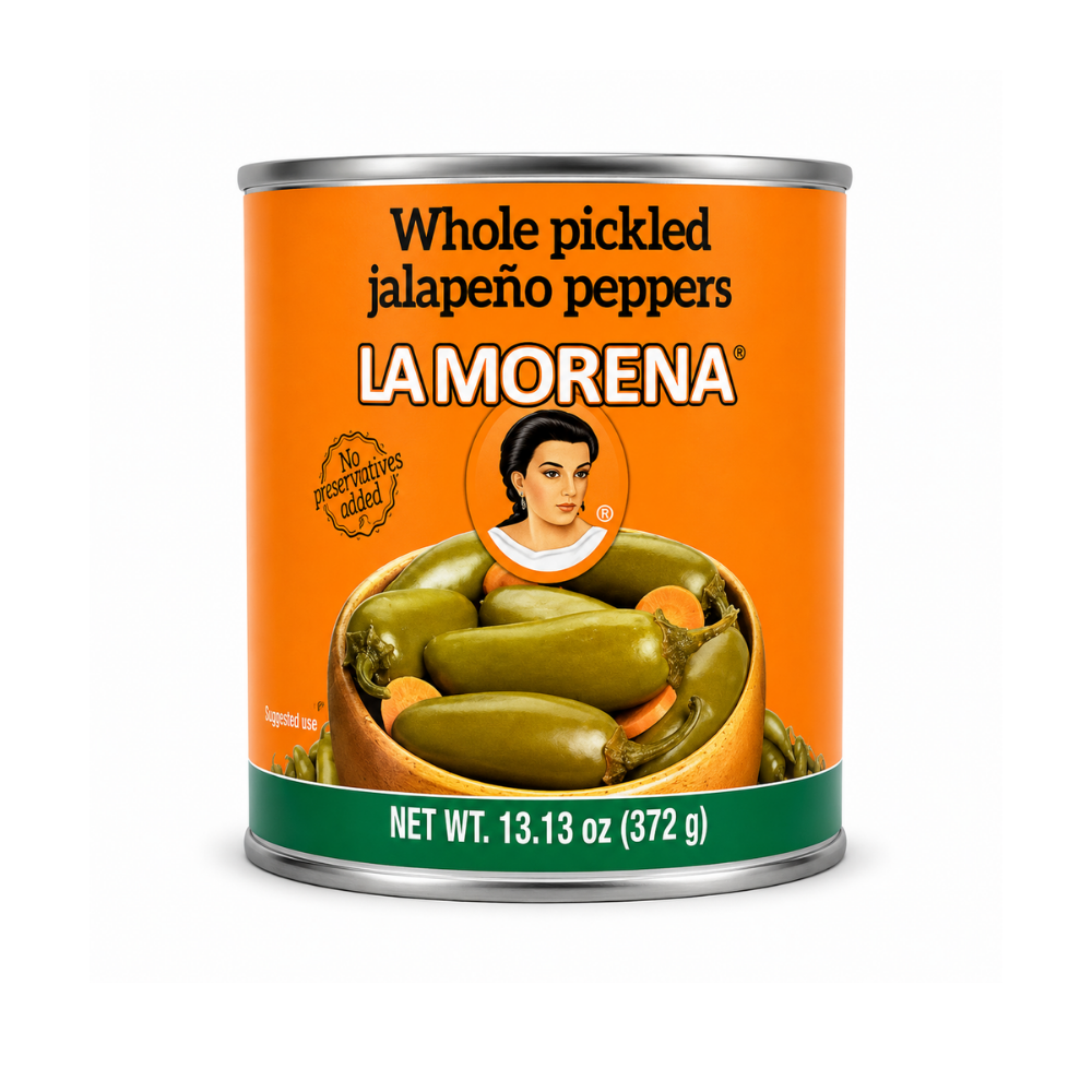 LPK0110 - La Morena Pickled Jalapeno Peppers 12 x 13.1 oz (372g)