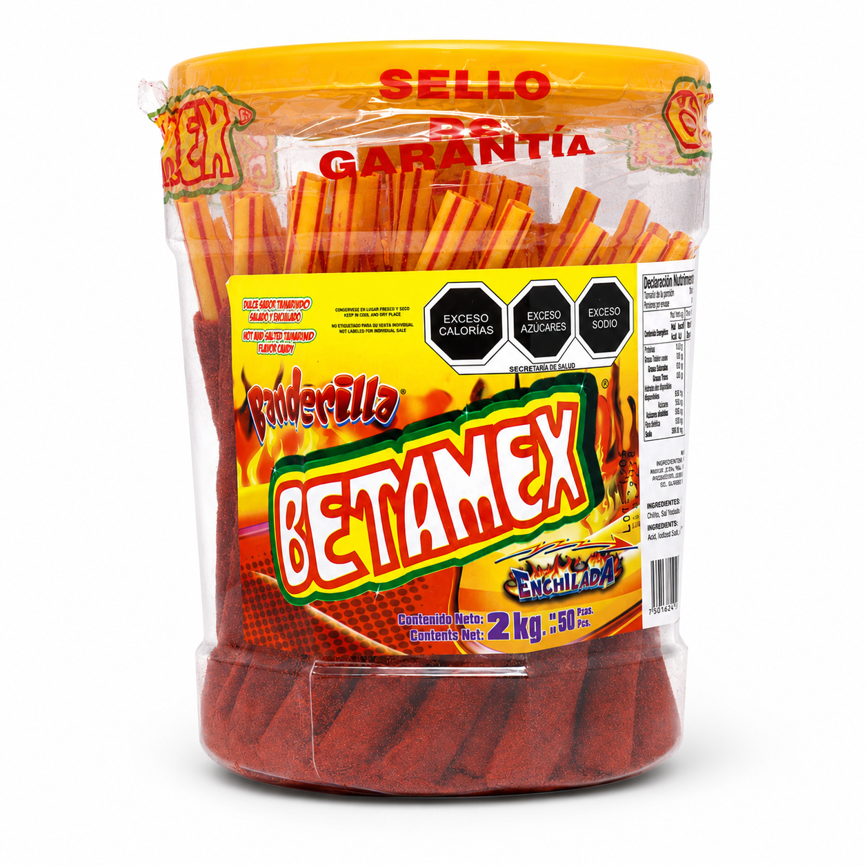 LSW15 - Betamex Banderilla Enchilada 6 Jars x 50 Pcs (2 Kg)