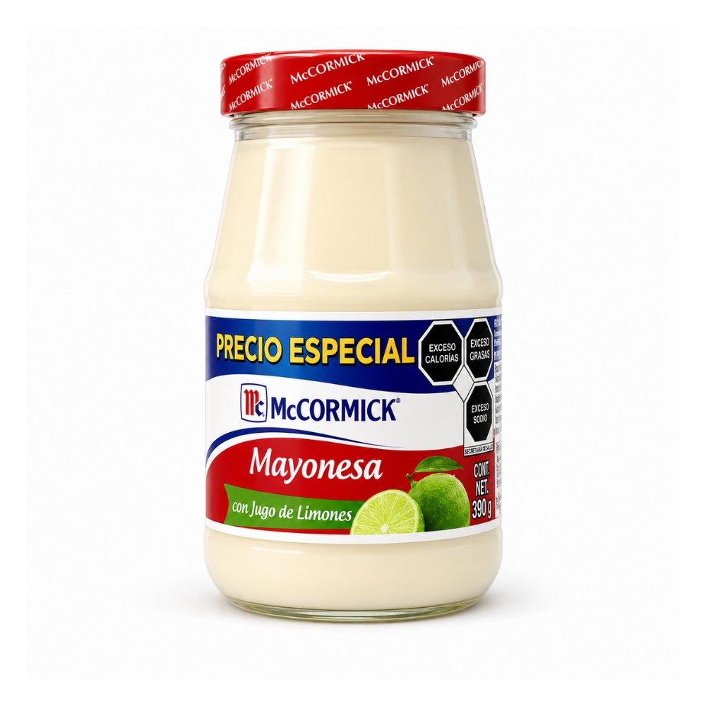 LSY0106 - Mc Cormick (Glass) Mayonesa 12 x 390 g