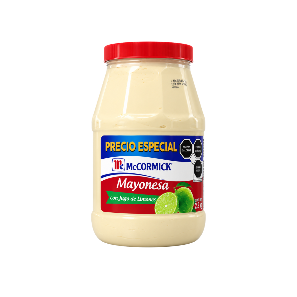 LSY0108 - Mc Cormick Mayonesa Con Jugo De Limones 4 X 2.8 Kg