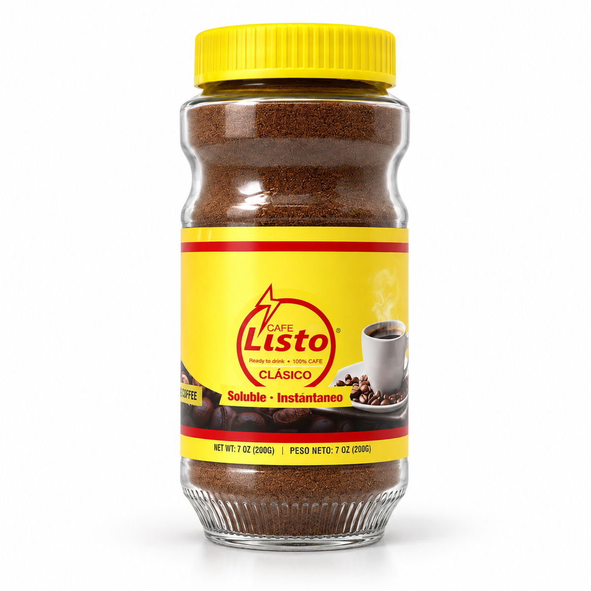 LT0104 - Listo Instant Coffee Glass Jar 8 X 200g