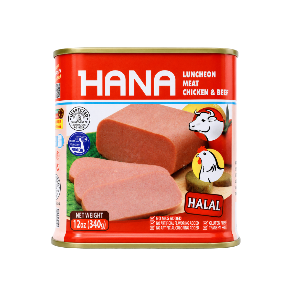 M0101 - Hana Halal Luncheon Meat Chicken & Beef 24 x 340 gr