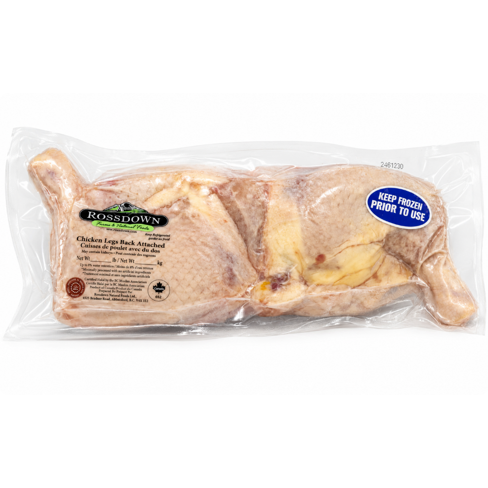 MF01A - Rossdown Chicken Leg Back Attached Halal