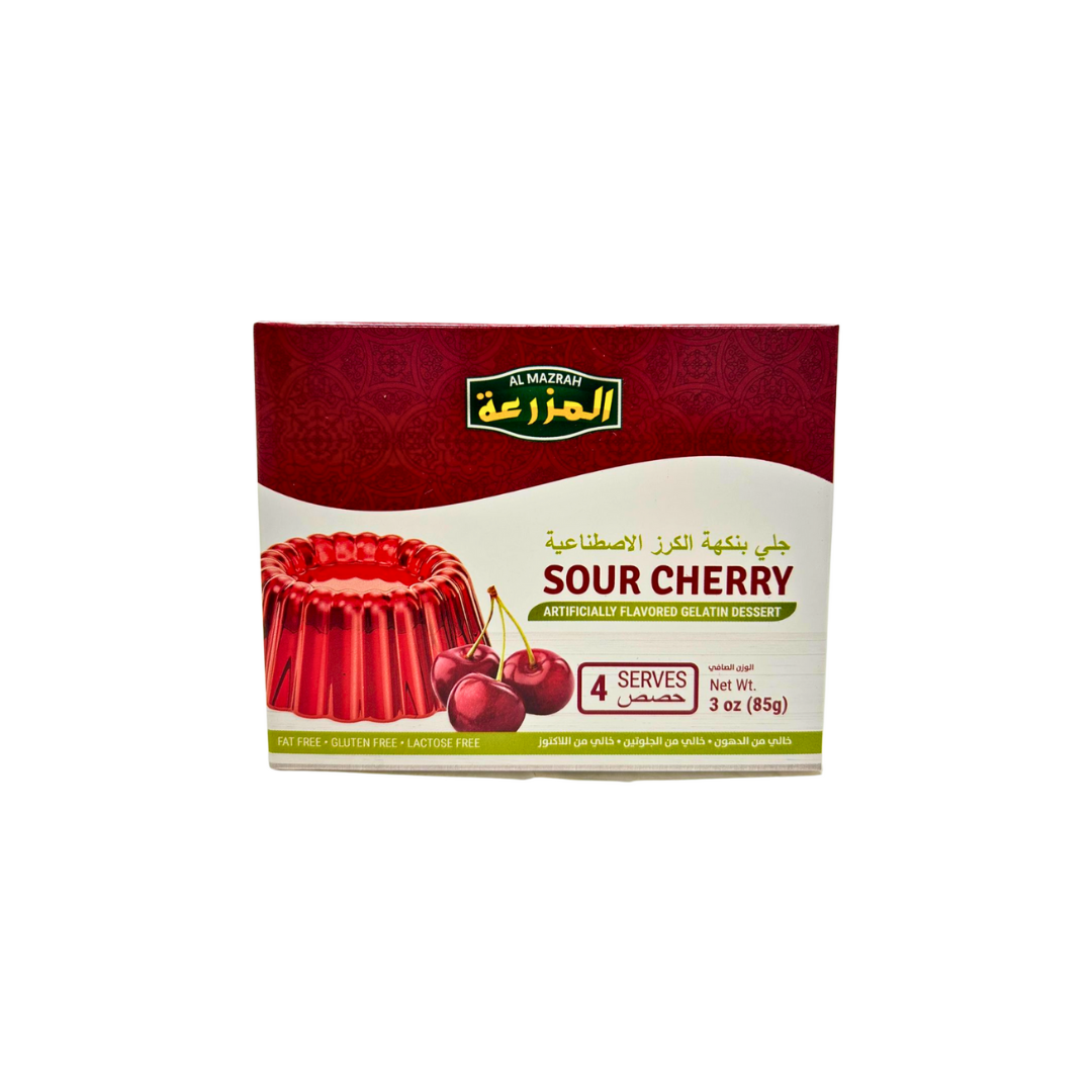 MK40D – Almazrah Sour Cherry Gelatin Dessert 48 x 85 g