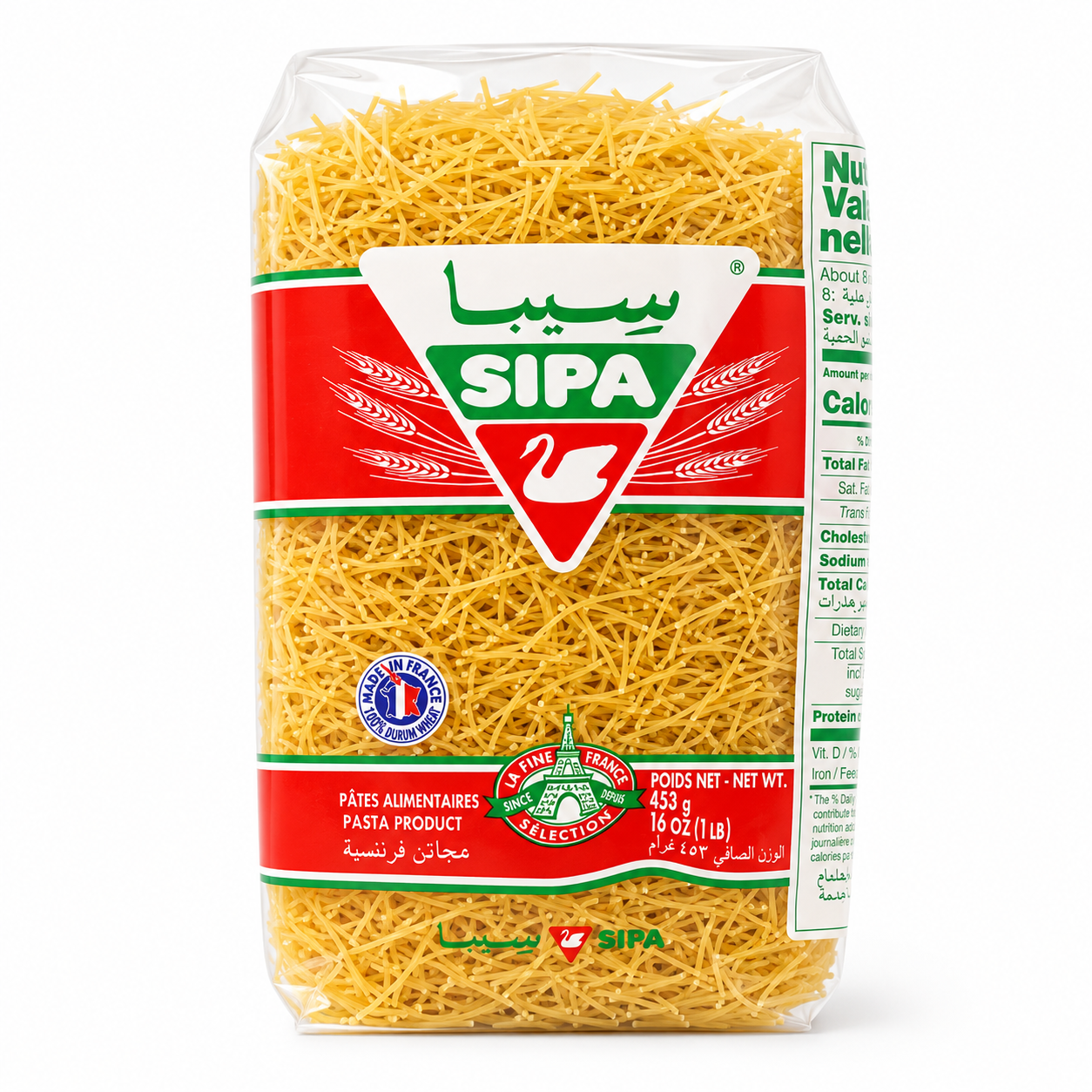 ND04 – Sipa Vermicelli/Angel Hair Cut 24 x 16 oz (454g)
