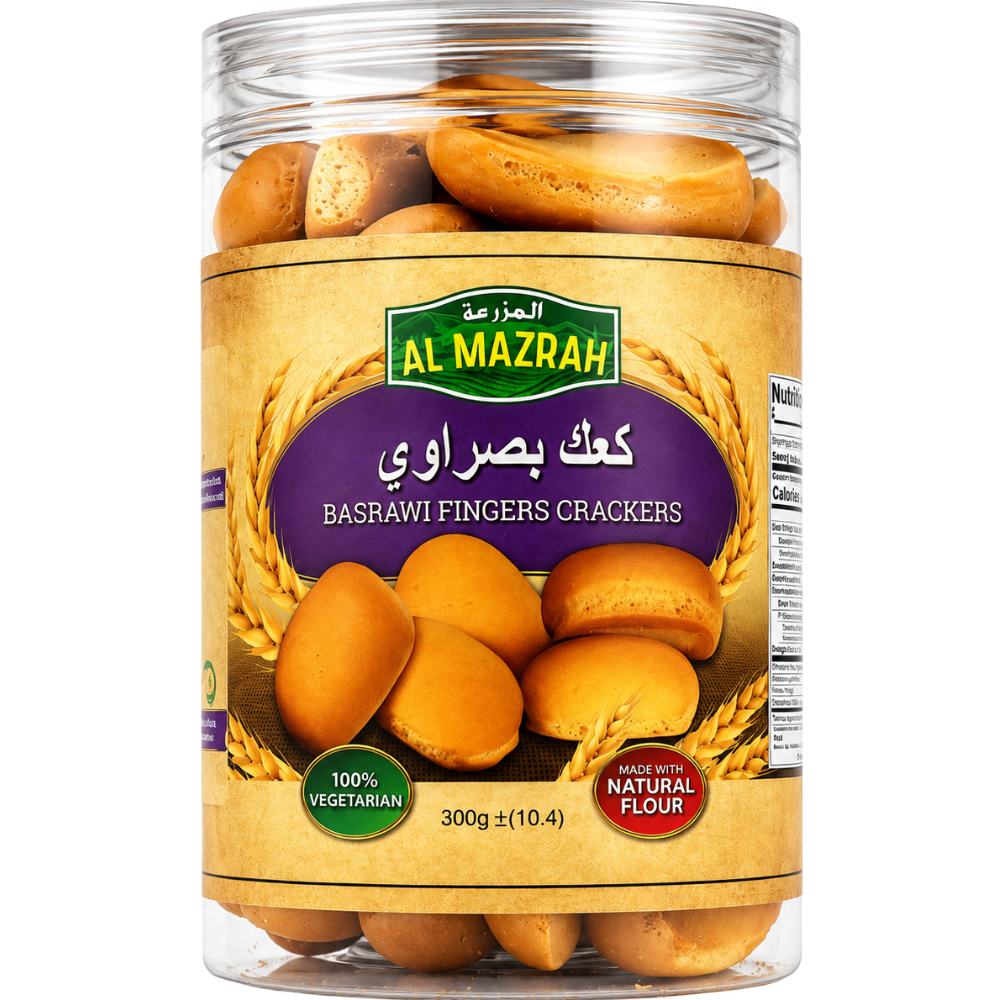 NEW - Al Mazrah Basrawi Fingers Crackers 300g (10.4)