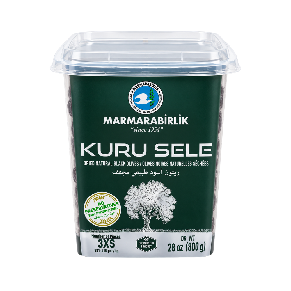 OV01H - MB Kuru Sele Black Olive 6 x 28 oz ( 800 g)