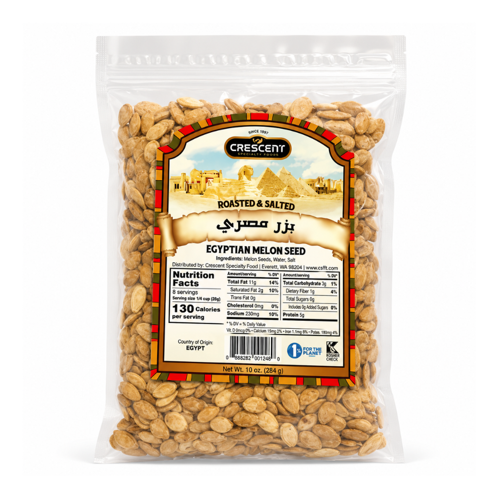 NT63J – Crescent Egyption R/S Super Melon Seed 16 x 10 oz (283g)