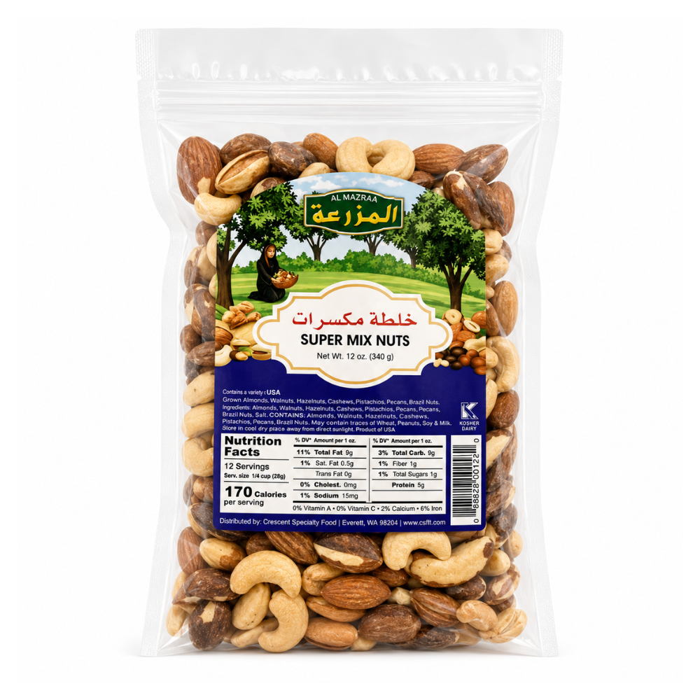 NT70 – Al Mazrah Super Mix Nuts 16 x 12 (340g) oz