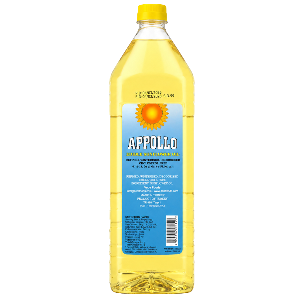 OL03F - 2 LT Sunflower Oil Appollo 12 x 2 lt