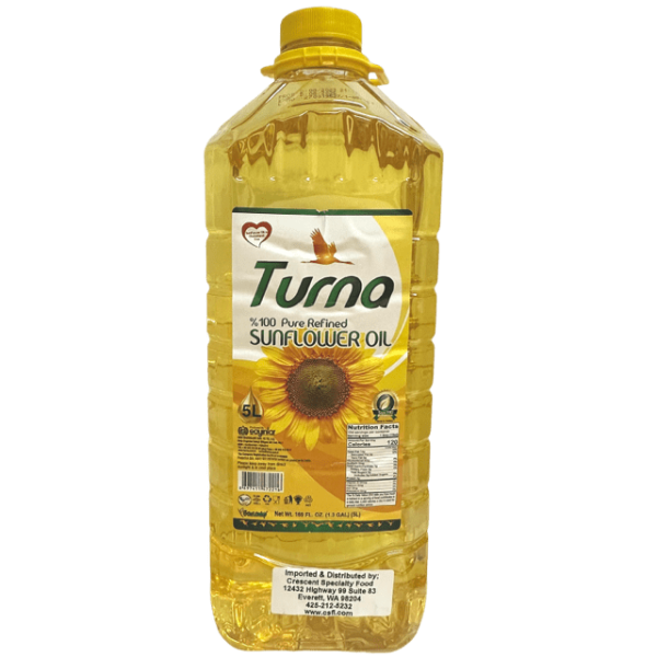 OL04G – Turna 5 L Sunflower Oil Pure Refined 4 x 5 lt.