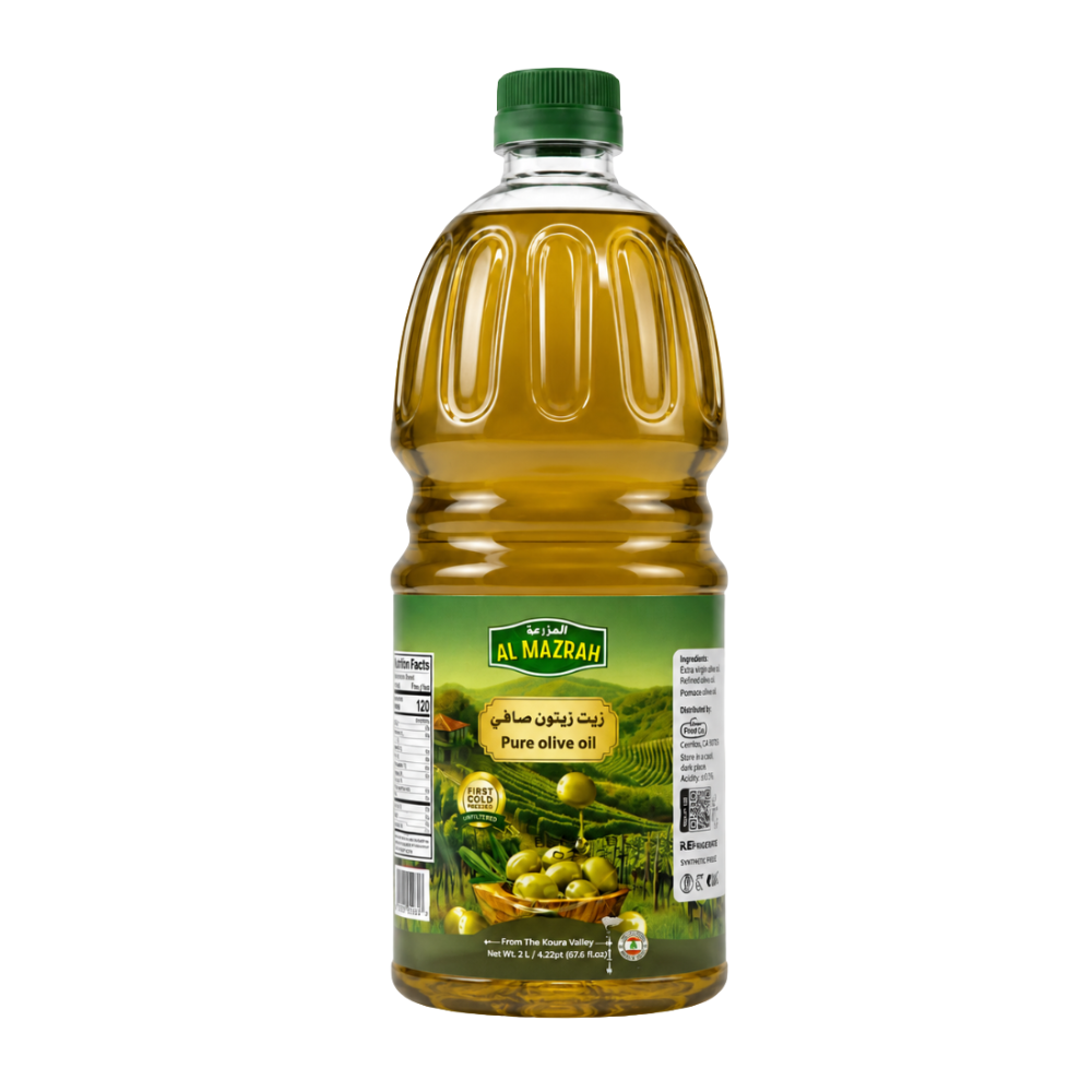 OL1303 - AL Mazrah Pure Olive Oil 6 x 2 Lt.