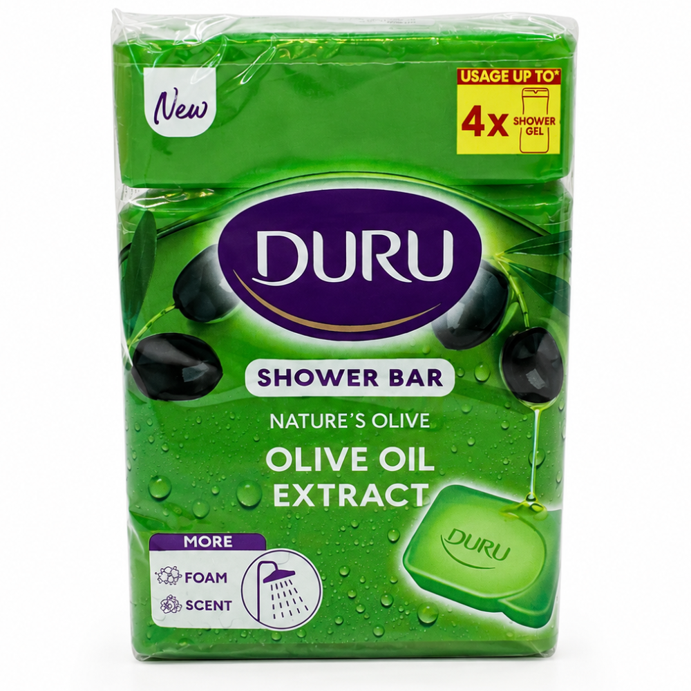 SO06C - Duru Natural Olive Oil Soap 18 x 4 x 21 oz (600g)