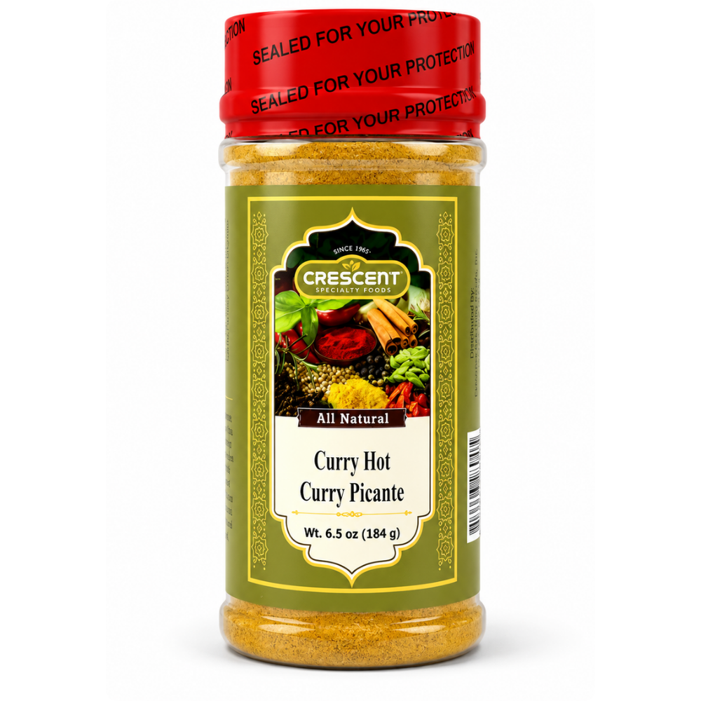 SP11E – Crescent Curry Powder Hot 12 x 6.5 oz. Jars