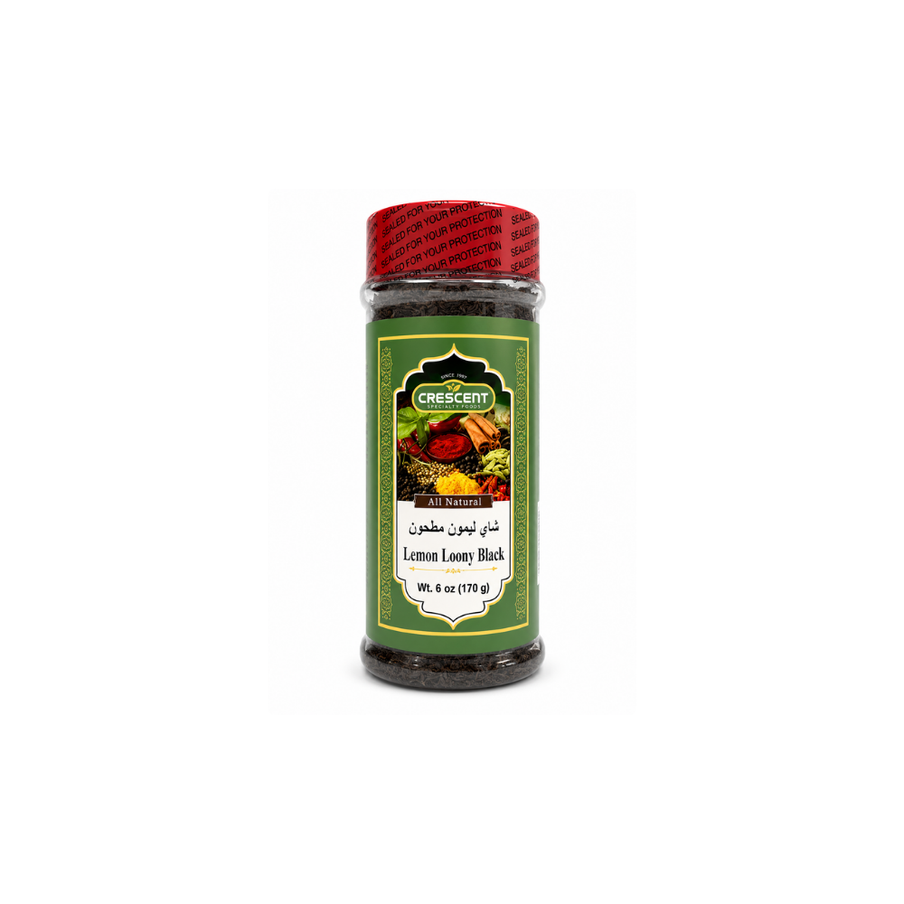 SP14C - Crescent Lemon (Lommy) Black Ground 12 x 6.5 oz. Jars