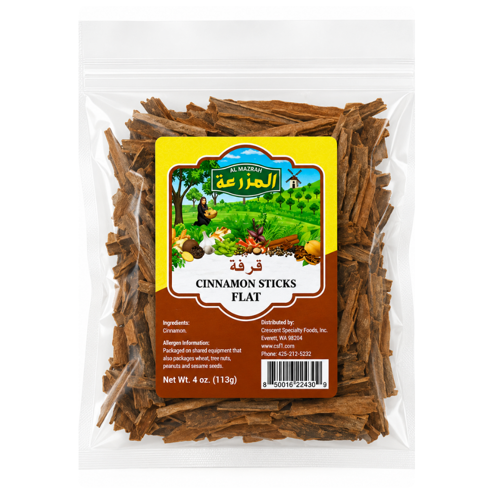 SP32DA – Al Mazrah Flat Cinnamon Sticks Bags 24 x 4 oz