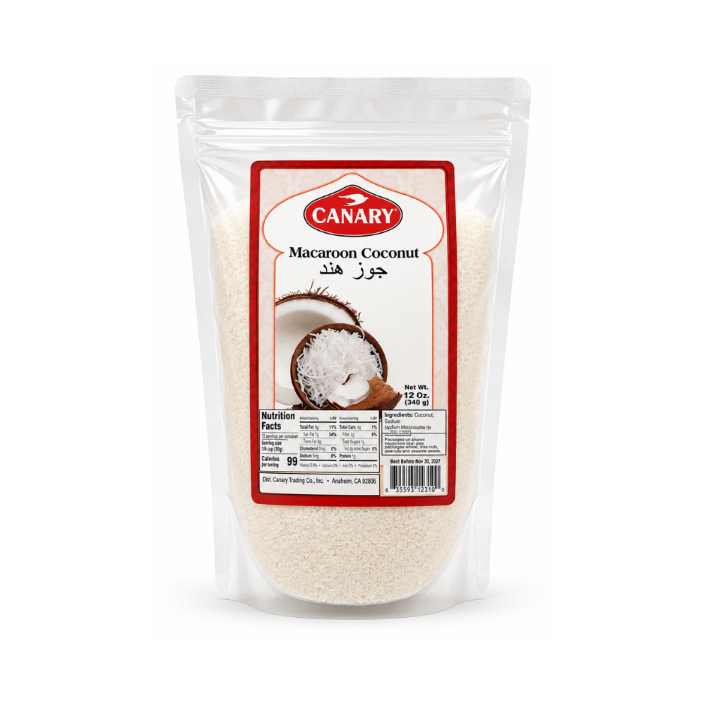 SP93C – Canary Macaroon Coconut 24 x 12 oz