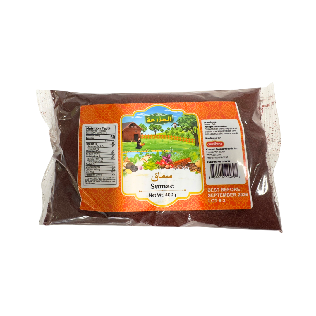 SP95B – Bags Al Mazrah Sumac 12 x 400 g