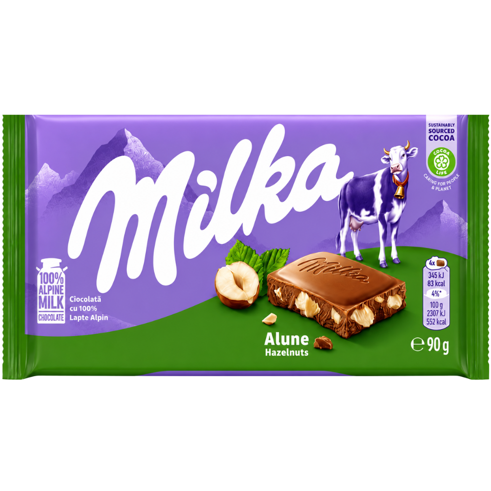 SW0800 - Milka Hazelnut (Alune) 24 x 90 gr