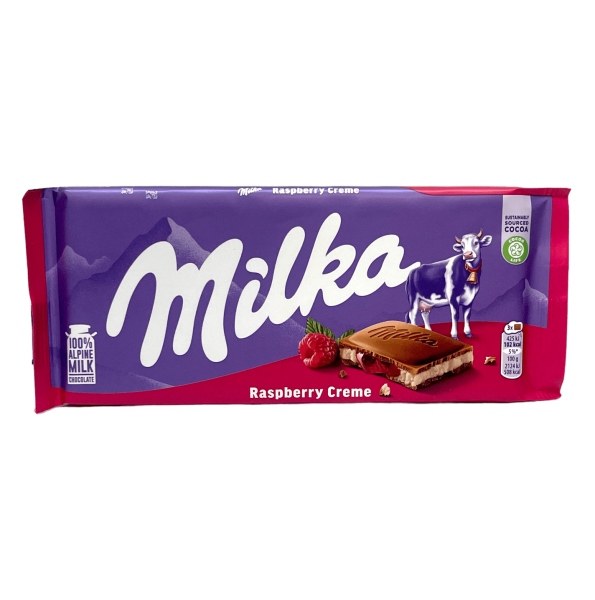 SW08T – Milka Raspberry Himbeere Bars 22 x 100 g.