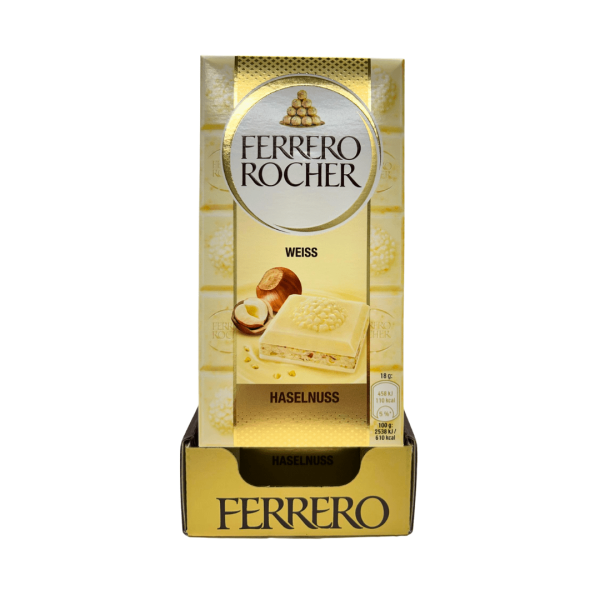 SW09I – Ferrero Rocher White (Weiss) Bars 8 x 90 g.