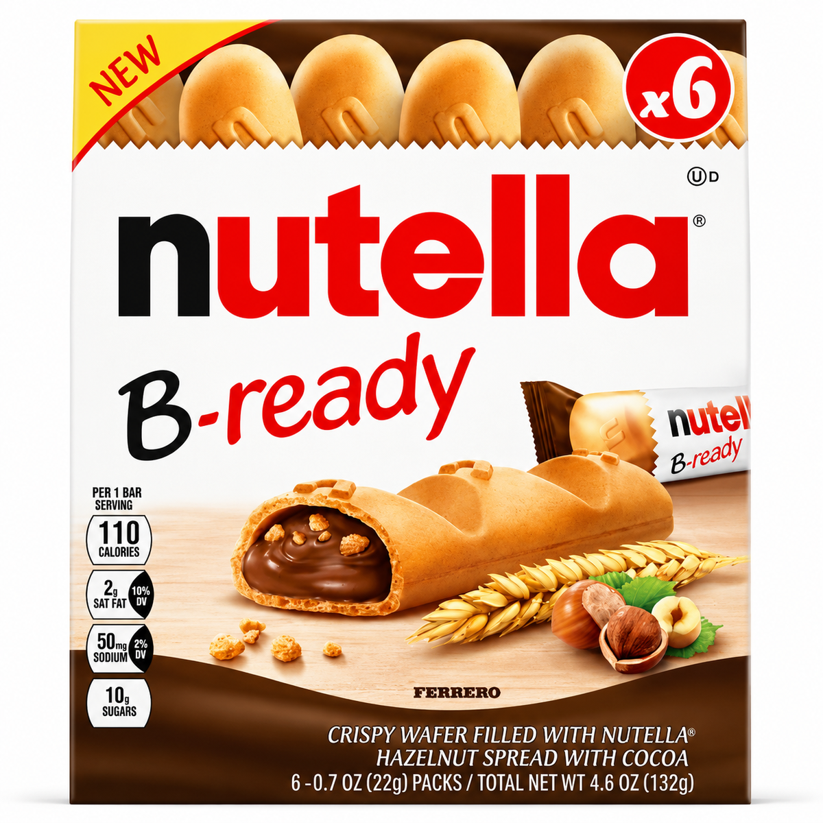 SW12E – Nutella B-Ready (T6) 8 x 132 g