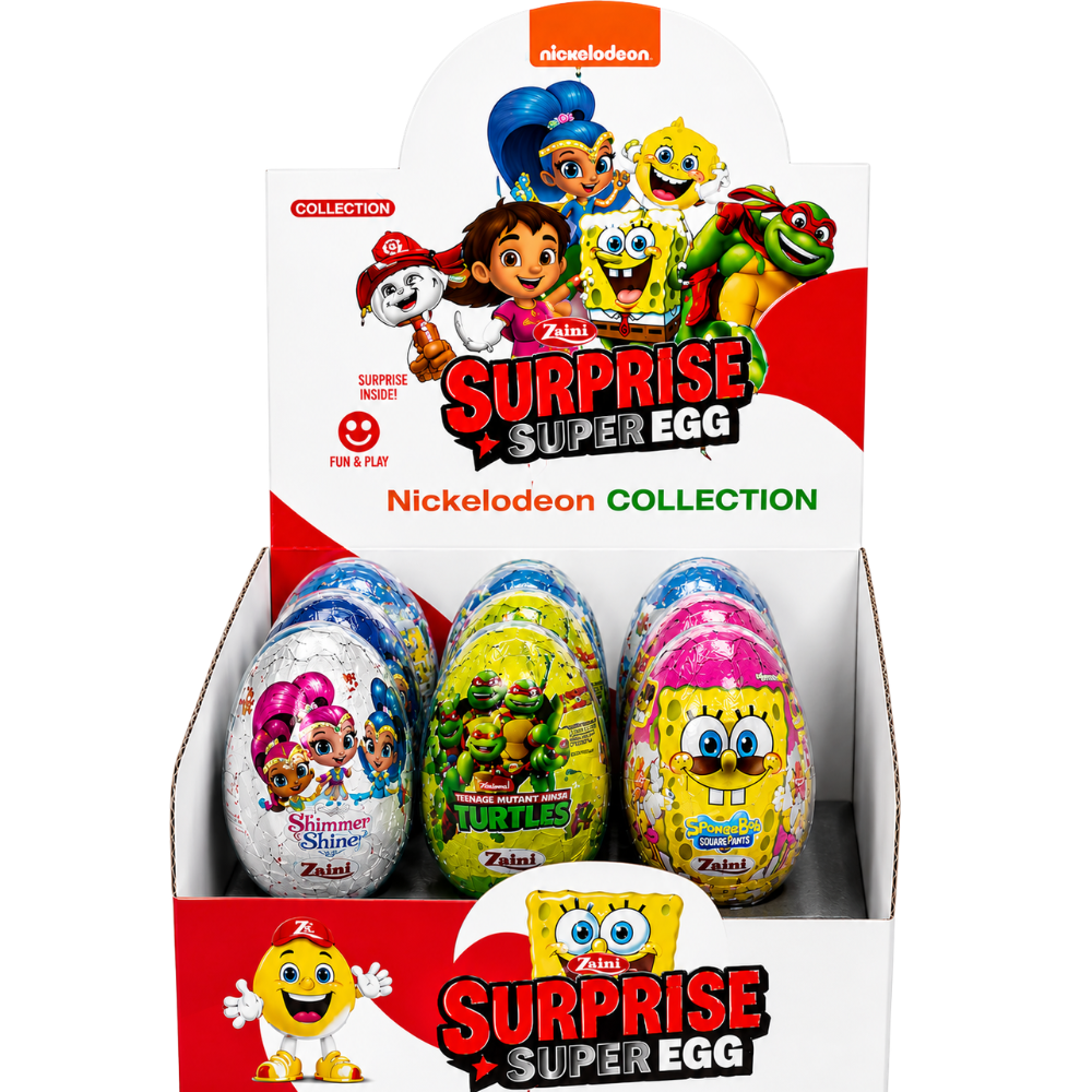 SW53A - SweetBox Surprise Eggs Crystal 4 x 24 x 16g