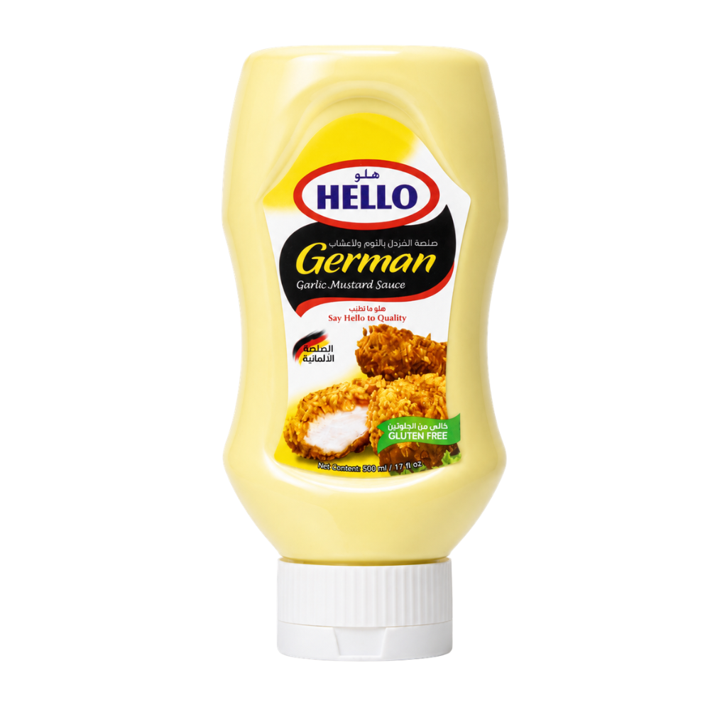 SY0105 - Hello German Garlic Mustard Sauce 12 x 17 fl oz (500ml)