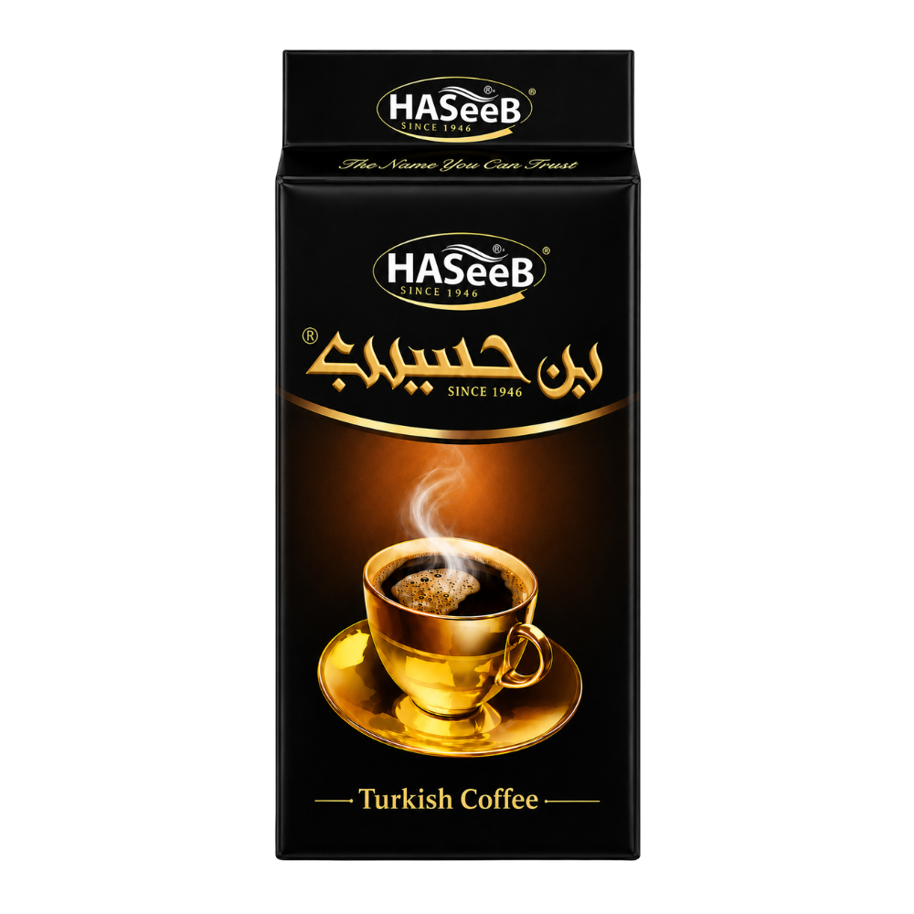 T05F – Haseeb Coffee Extra Cardamom 10 x 500 g (Santana) BLACK
