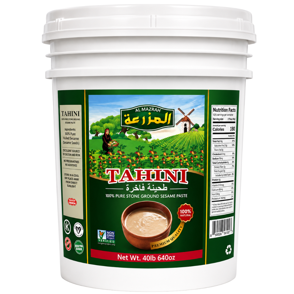 TH09C - Al Mazrah Pail Tahini 640 oz (18,143g)