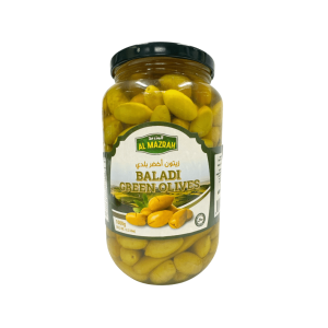 OV0503 – Almazrah Baladi Green Olives 12 x 2.2 lb