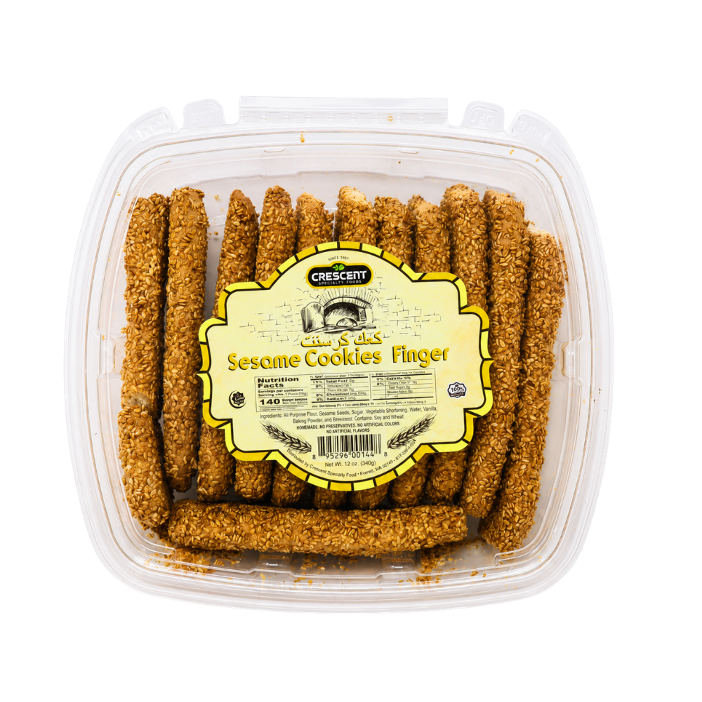 BK0129 – Crescent Sesame Cookies Finger 10x12oz