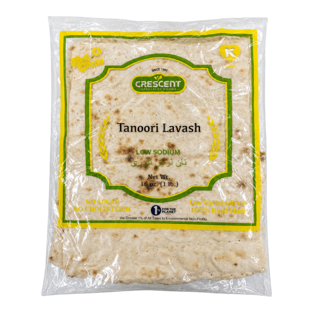 BK0130 – Crescent Lavash White 25 x 16 oz.