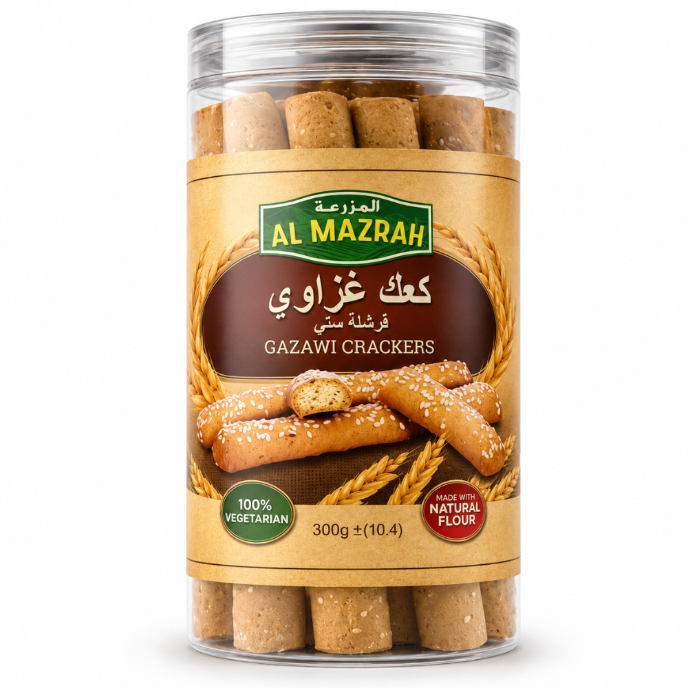 BK0214 - AL Mazrah Gazawi Crackers 12 x 300 g