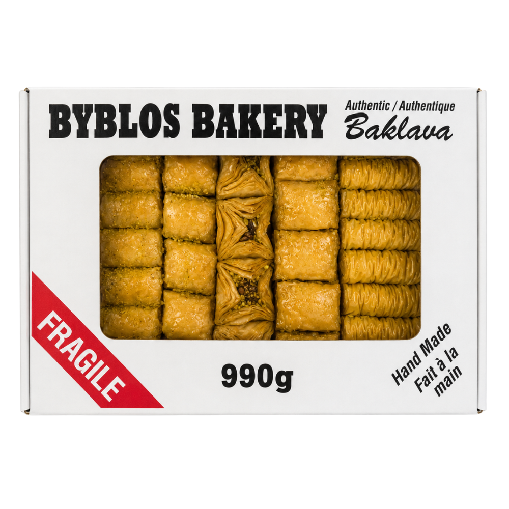 BK0301 – Byblos Baklava Mix W /Honey 5 x 990 g. Tray