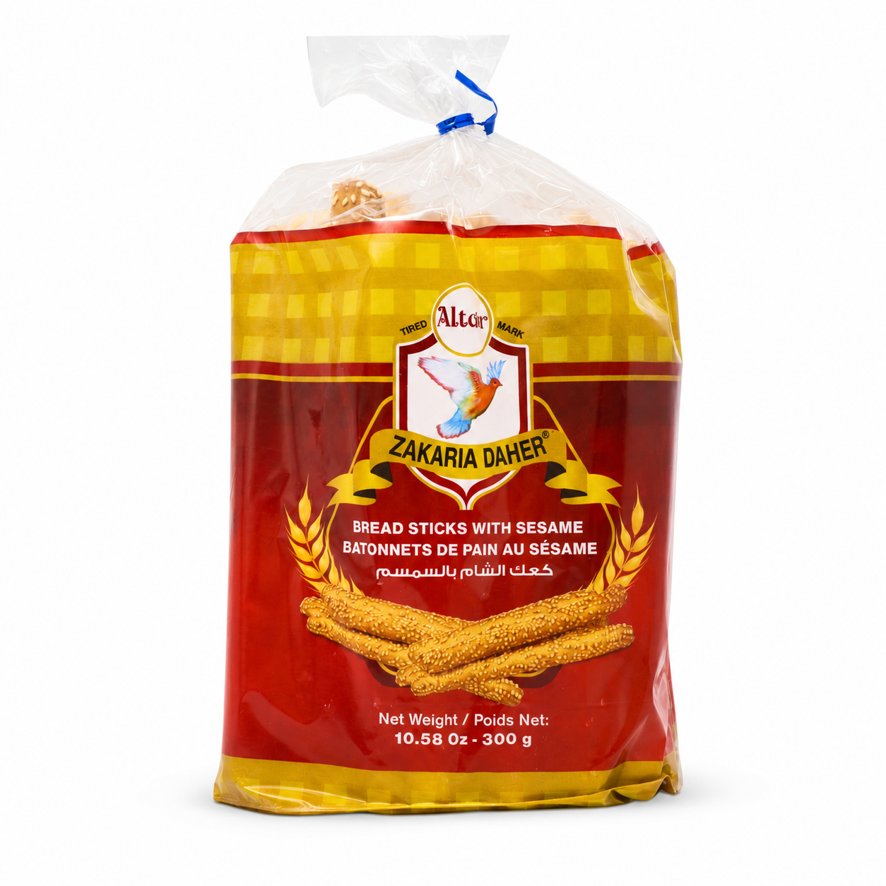 BK0703 - AL-Tair (Bag) Sesame Bread sticks 16 x 300 gr