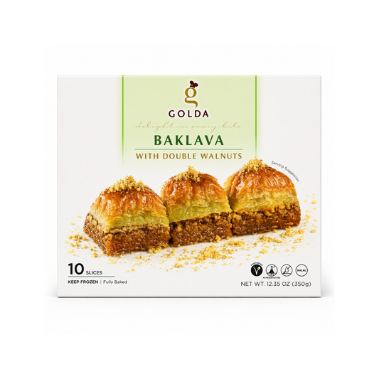 BK1107 – Golda  Baklava With Double Walnut 12 x 12.35 oz (350g)
