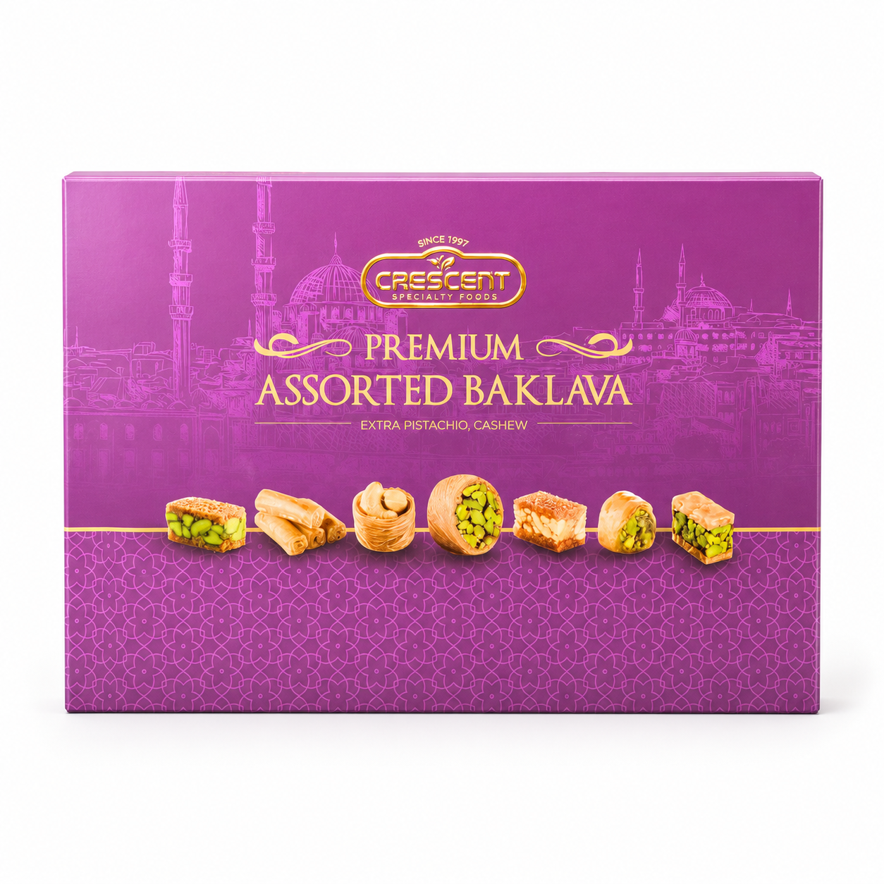 BK1116 - Crescent Premium Assorted Baklava 12 x 750 gr