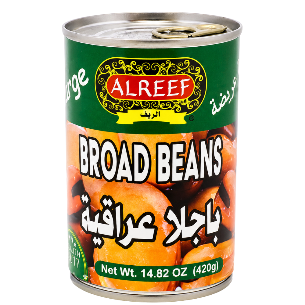 BN0102 - AL Reef Broad Beans 12 x 14.8 oz (420g) (Can)