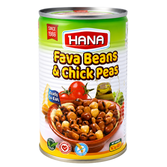 BN0205 - HANA Foul Medammes with Chick peas  24 x 14 oz (400g)