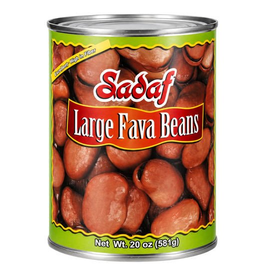 BN02A – Sadaf Large Fava Beans 24 x 20 oz (581g) Cans