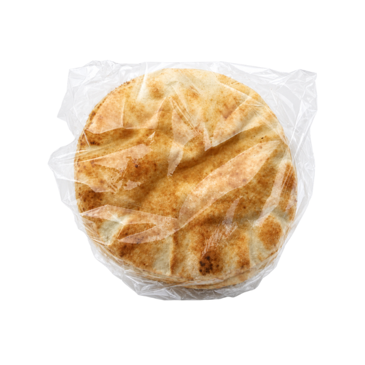 BY02E – Byblos 8 ½" White Pita Bread 18 x 14 oz (400g)
