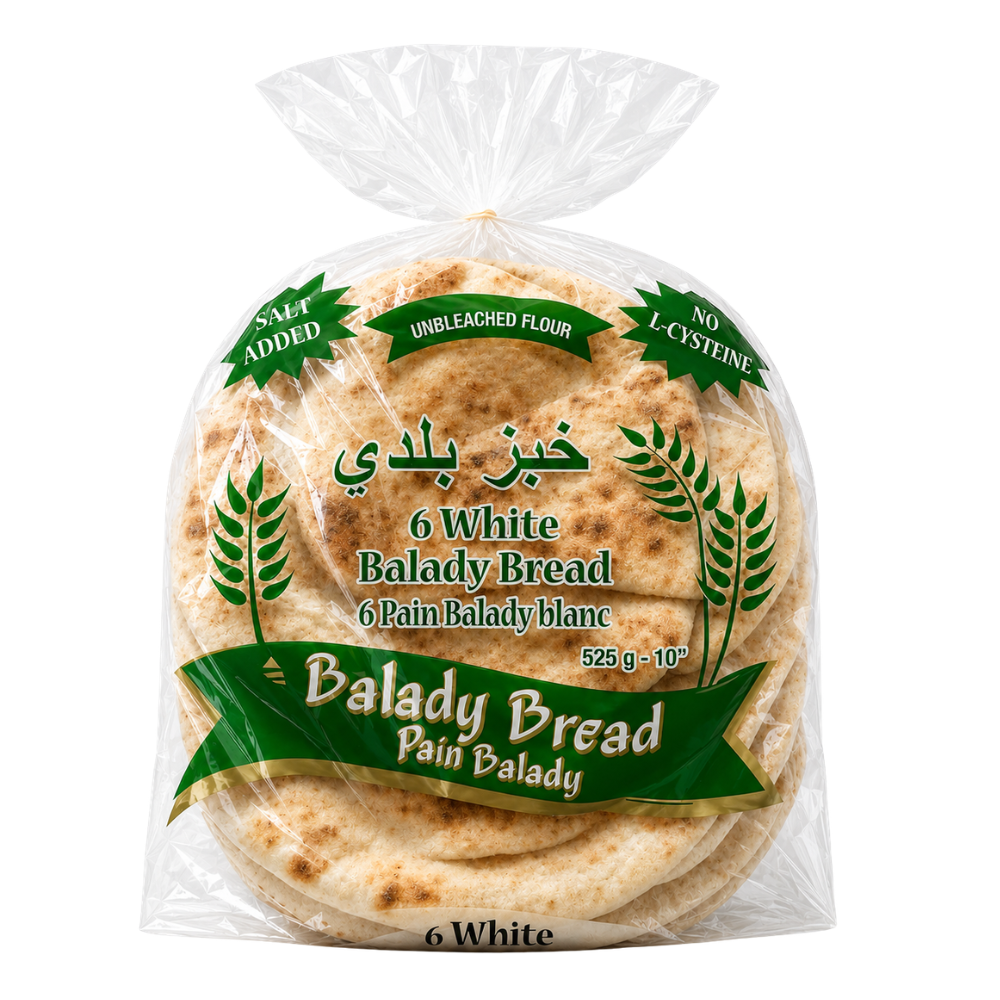 BY02 – Balady 10 White Pita Bread 16x525gm