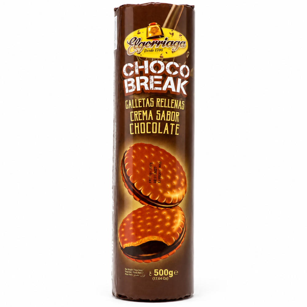 CB02O - Elgorriaga Chocobreak Sandwich 15 x  500 g
